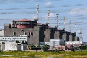 Nhà máy điện hạt nhân Zaporizhzhia do Nga kiểm soát ở Ukraine. Ảnh: Getty Images