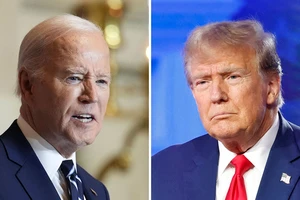 Đương kim Tổng thống Joe Biden (trái) và cựu Tổng thống Donald Trump sẽ tái đấu vào tháng 11 tới. Ảnh: CNN