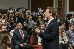 Mark Zuckerberg, Giám đốc điều hành của Meta, trong một phiên điều trần trước đây của Ủy ban Tư pháp Thượng viện. Ảnh: New York Times 