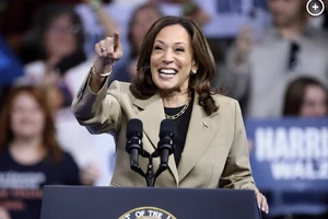 Phó Tổng thống Mỹ Kamala Harris đang có động lực mới. Ảnh: ZUMAPRESS.com