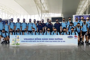 2.500 sản phẩm sữa của Vinamilk bổ sung dinh dưỡng cho Đội tuyển bóng đá quốc gia 