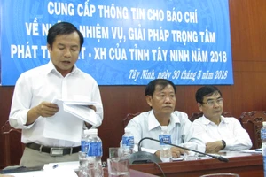 Lãnh đạo Sở VH-TT-DL tỉnh Tây Ninh thông tin về tình hình phát triển ngành