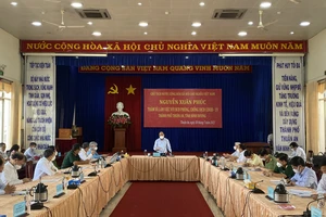 Chủ tịch nước Nguyễn Xuân Phúc phát biểu chỉ đạo tại buổi làm việc với lãnh đạo TP Thuận An