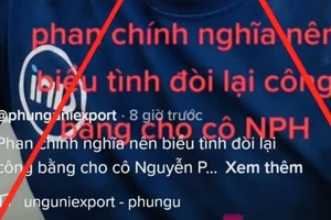 Xử phạt đối tượng kêu gọi “fan chính nghĩa” biểu tình ủng hộ bà Nguyễn Phương Hằng