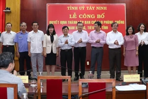 Ông Nguyễn Thành Tâm làm Trưởng ban chỉ đạo phòng chống tiêu cực tham nhũng tỉnh Tây Ninh 