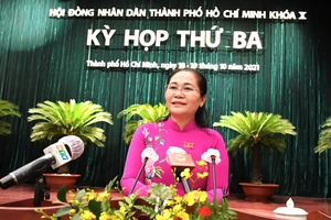 Chủ tịch HĐND TPHCM Nguyễn Thị Lệ: Đồng tâm hiệp lực đưa TPHCM trở lại nhịp sống sôi động