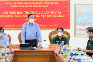 Chủ tịch UBND TPHCM Phan Văn Mãi: Biên phòng chủ động phối hợp đảm bảo an ninh trật tự để người dân vui xuân, đón tết