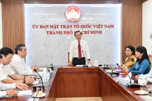 Bí thư Thành ủy TPHCM Nguyễn Văn Nên phát biểu tại buổi trao quyết định nhân sự sáng 29-7. Ảnh: VIỆT DŨNG