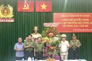 Đại tá Nguyễn Sỹ Quang được bổ nhiệm làm Phó Giám đốc Công an TPHCM