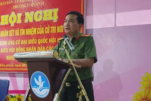 Cử tri thống nhất giới thiệu Đại tá Nguyễn Sỹ Quang ứng cử đại biểu Quốc hội khóa XV