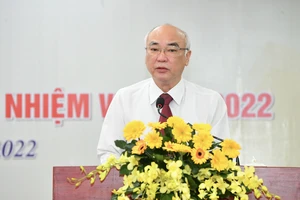 Trưởng Ban Tuyên giáo Thành ủy TPHCM Phan Nguyễn Như Khuê phát biểu tại hội nghị. Ảnh: VIỆT DŨNG