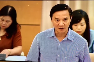 Ông Nguyễn Khắc Định, Chủ nhiệm Uỷ ban Pháp luật của Quốc hội 