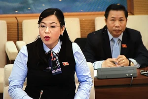 Trưởng Ban Dân nguyện Nguyễn Thanh Hải phát biểu tại phiên họp 