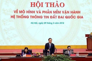 Bộ trưởng Bộ TN-MT Trần Hồng Hà chủ trì Hội thảo 