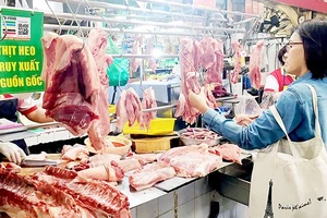 Giá thịt heo tháng 8 tăng 3,41% so với tháng 7-2018