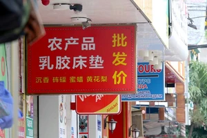 Nhiều bảng hiệu chỉ sử dụng tiếng nước ngoài ở một số địa phương 