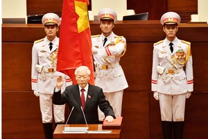Quốc hội đã bầu ông Nguyễn Phú Trọng - Tổng Bí thư Ban Chấp hành Trung ương Đảng giữ chức vụ Chủ tịch nước CHXHCN Việt Nam nhiệm kỳ 2016-2021