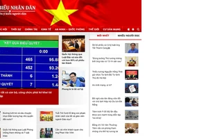 Trang http://www.quochoi.org mạo danh trang điện tử chính thức của Quốc hội với tên Đại biểu Nhân dân