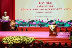 Chủ tịch Quốc hội Nguyễn Thị Kim Ngân đọc diễn văn tại Lễ kỷ niệm 