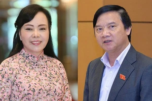 Bà Nguyễn Thị Kim Tiến và ông Nguyễn Khắc Định ​
