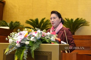 Chủ tịch Quốc hội Nguyễn Thị Kim Ngân phát biểu chỉ đạo Hội nghị