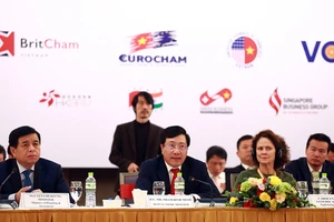 Phó Thủ tướng Chính phủ, Bộ trưởng Bộ Ngoại giao Phạm Bình Minh phát biểu tại VBF cuối kỳ 2020