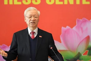 Tổng bí thư, Chủ tịch nước Nguyễn Phú Trọng. Ảnh: QUANG PHÚC 