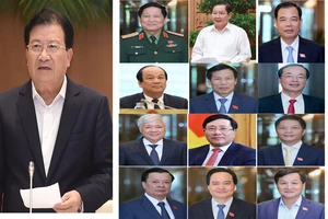 Trình Quốc hội miễn nhiệm một Phó Thủ tướng và 12 Bộ trưởng ​
