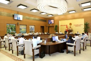 Quang cảnh phiên họp thứ 58 của Ủy ban Thường vụ Quốc hội ​