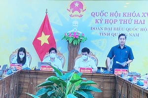 ĐB Phan Thái Bình (Quảng Nam) phát biểu