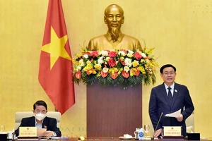 Chủ tịch Quốc hội Vương Đình Huệ chủ trì cuộc làm việc với lãnh đạo tỉnh Ninh Thuận 