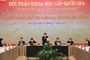 Phó Thủ tướng Thường trực Chính phủ Phạm Bình Minh chủ trì hội thảo