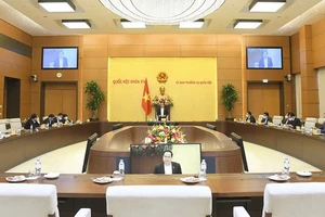 Phó Chủ tịch Thường trực Quốc hội Trần Thanh Mẫn chủ trì họp giao ban giữa lãnh đạo Quốc hội và Thường trực các cơ quan của Quốc hội ​