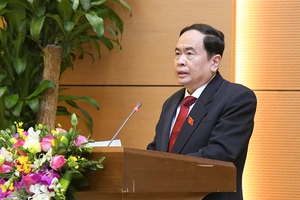Phó Chủ tịch Thường trực Quốc hội Trần Thanh Mẫn dự, phát biểu tại phiên giải trình