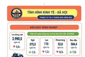 Chỉ số giá tiêu dùng tháng 4 chỉ tăng 0,18% so với tháng trước ​