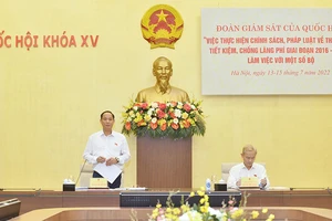 Phó Chủ tịch Quốc hội Trần Quang Phương chủ trì làm việc với Bộ Nội vụ về thực hành tiết kiệm, chống lãng phí ​