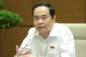Phó Chủ tịch Thường trực Quốc hội Trần Thanh Mẫn phát biểu tại hội nghị ​
