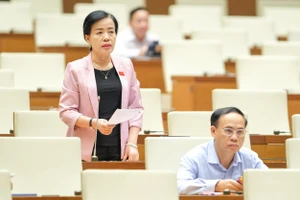 ĐB Nguyễn Thị Kim Thúy, Phó Chủ nhiệm Ủy ban Xã hội của Quốc hội. Ảnh: VIẾT CHUNG 