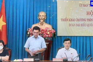 Phó Chủ tịch HĐND TPHCM Nguyễn Văn Dũng, Phó Chủ tịch HĐND TPHCM phát biểu từ đầu cầu TPHCM