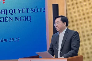 Thứ trưởng Bộ KH-ĐT Trần Duy Đông phát biểu khai mạc hội nghị