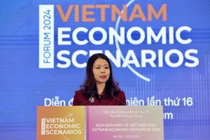 Bà Nguyễn Minh Hằng, Thứ trưởng Bộ Ngoại giao phát biểu khai mạc diễn đàn