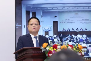 Ông Vũ Minh Tuấn, Phó Chủ nhiệm Văn phòng Quốc hội. Ảnh: QUANG PHÚC