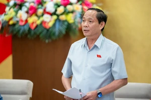 Phó Chủ tịch Quốc hội Trần Quang Phương. Ảnh: VIẾT CHUNG