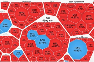 Khối ngoại tiếp tục "tháo hàng", chứng khoán lại đỏ sàn