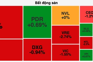 Cổ phiếu bất động sản bị bán mạnh