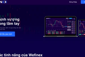  Công an TPHCM đã phát đi thông báo cảnh báo hình thức huy động vốn, tổ chức kinh doanh theo phương thức đa cấp trái phép trên website Wefinex.net. Ảnh: Chụp màn hình 