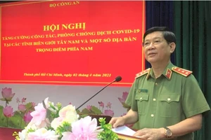 Thượng tướng Nguyễn Văn Sơn, Thứ trưởng Bộ Công an. Ảnh: VĂN THANH 