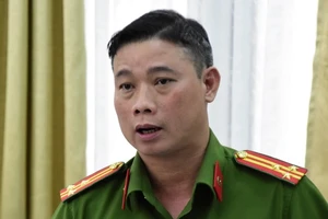 Thượng tá Trần Văn Phú, Phó Trưởng Phòng Cảnh sát Hình sự (PC02), nguyên Phó Thủ trưởng Cơ quan CSĐT Công an TPHCM. Ảnh: CHÍ THẠCH 