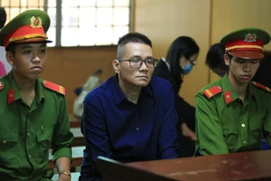 Bị cáo Nhâm Hoàng Khang tại tòa ngày 6-1