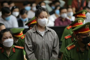 Bị cáo Nguyễn Võ Quỳnh Trang tại tòa trước đó